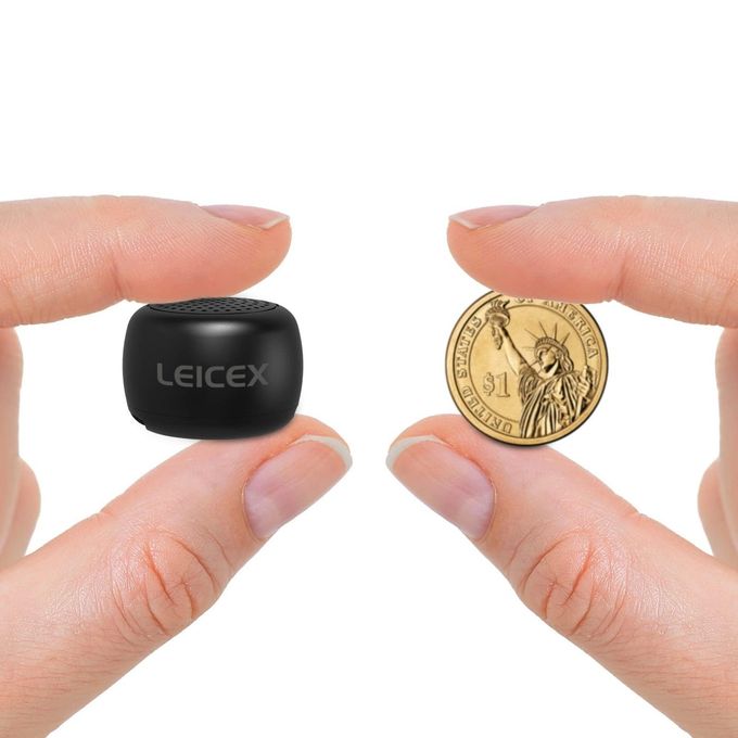 Compare Mini Bluetooth Speaker, Small Tiny Portable Bluetooth 5.0 Speakers Perfect For Outdoor IndoorBlack at KSA Price