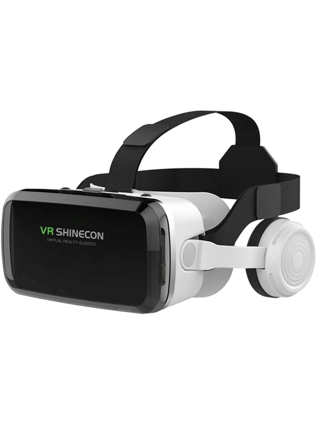 Compare Headset +Bluetooth 3D Glasses Goggles HD Virtual Reality Headset Compatible with iOS & Android Phone Eye Protected Soft & Comfortable Adjustable Distance for Phones at KSA Price