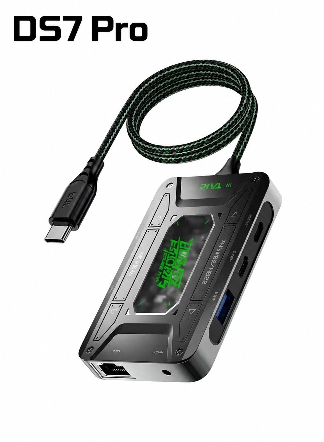 Compare PIVA DS7 Pro 7in1 USBC Docking Station and Gaming Hub with TwoWay Audio Bridge, Multi USB Port TypeC Adapter – 4K@60Hz HDR Capture & Video Output, 100W PD Fast Charging, 32Bit384kHz HiFi Audio, Gigabit Ethernet, USB 3.1 HighSpeed Data for Live Streaming & Recording – Compatible with RedMagic, iPhone, iPad Pro, Android & Laptops at KSA Price
