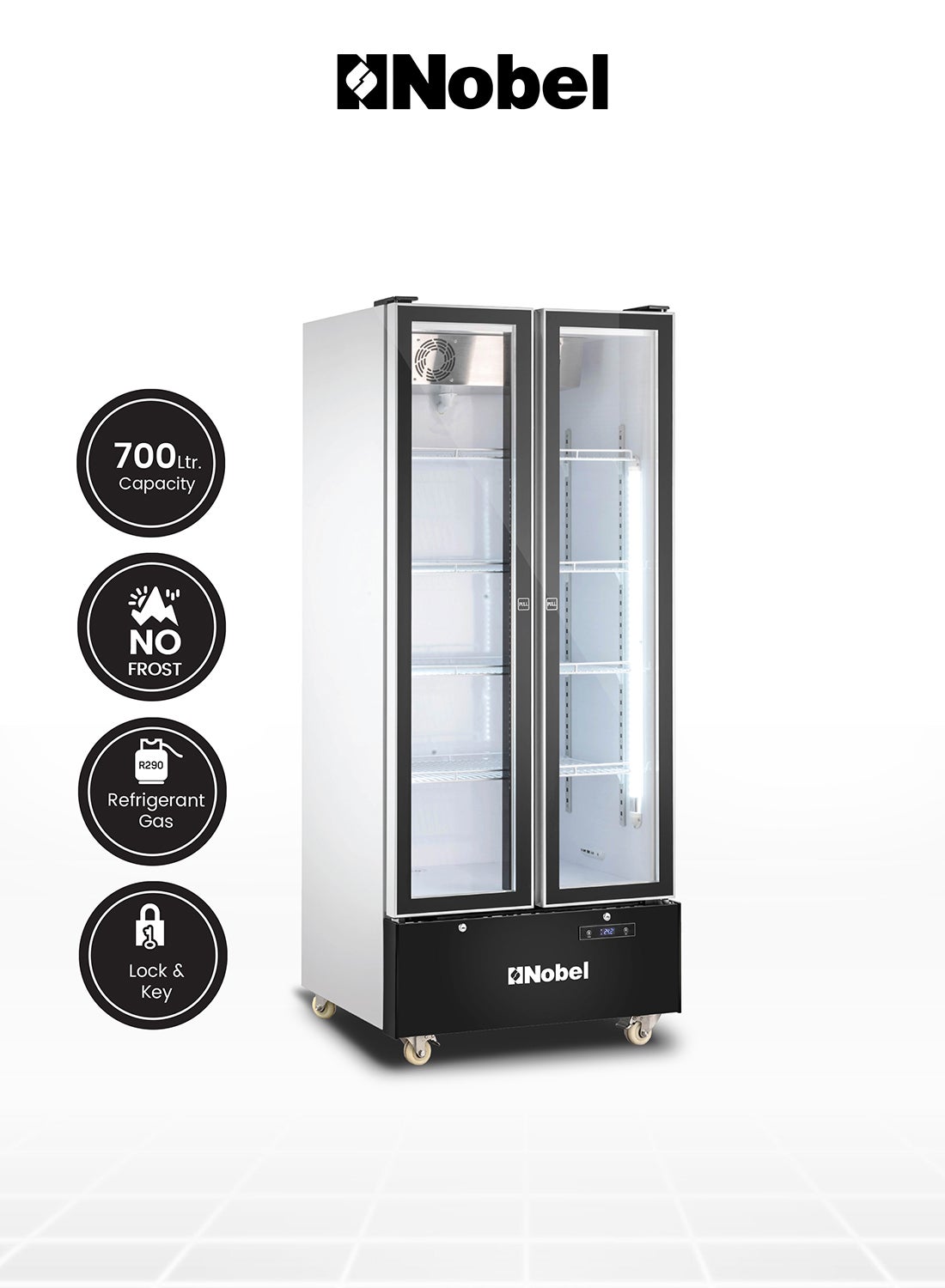 700L Gross / 436L Net Capacity Double Door Upright…