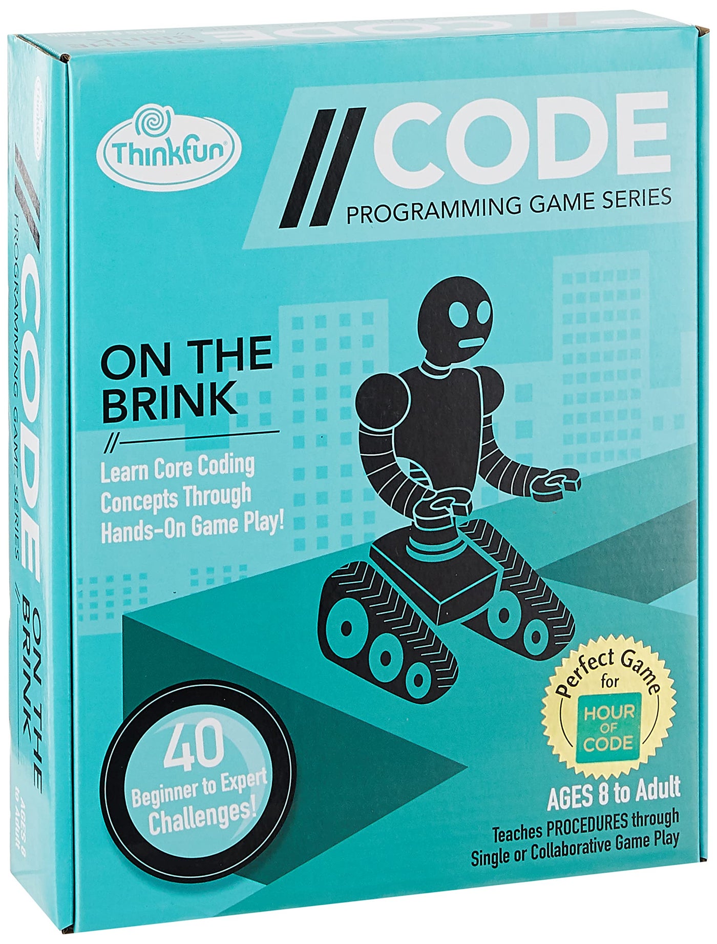 Compare ThinkFun Code On The Brink, Blue at KSA Price