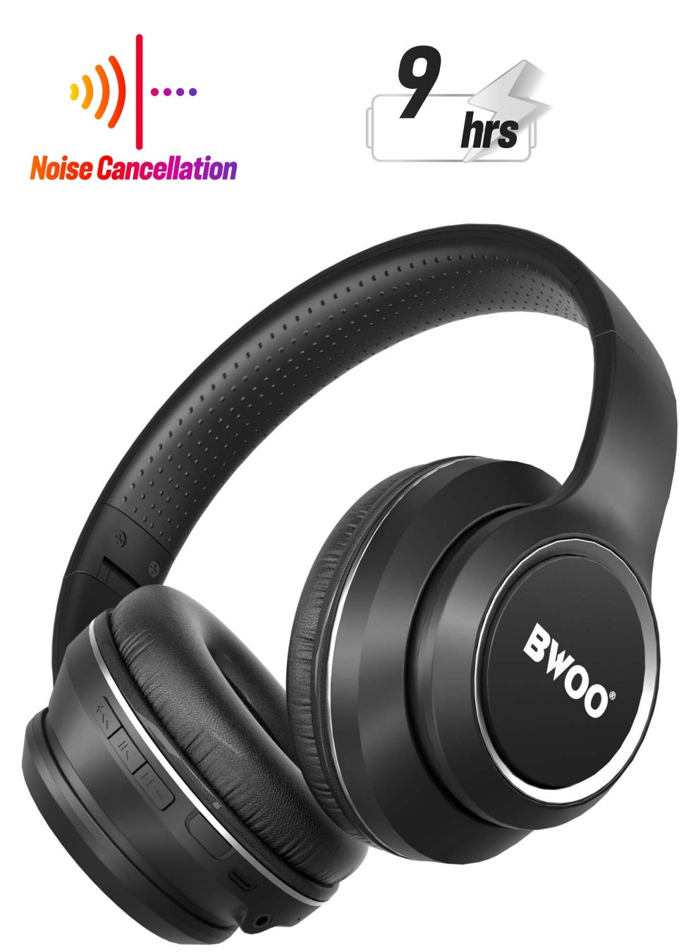 Compare Bluetooth Wireless Stereo Headphones 5.0 with Active Noise Cancellation at KSA Price