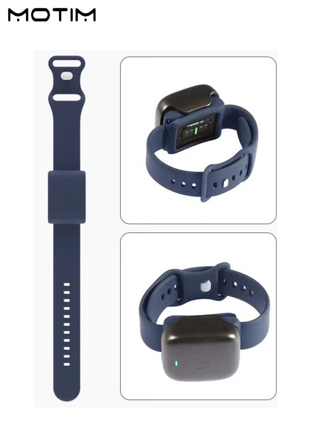 Compare Silicone Replacement Strap for Whoop 5.04.0, Adjustable Sports Wristband, Waterproof and Sweatproof Premium Quality Watch Band for Men & Women at KSA Price