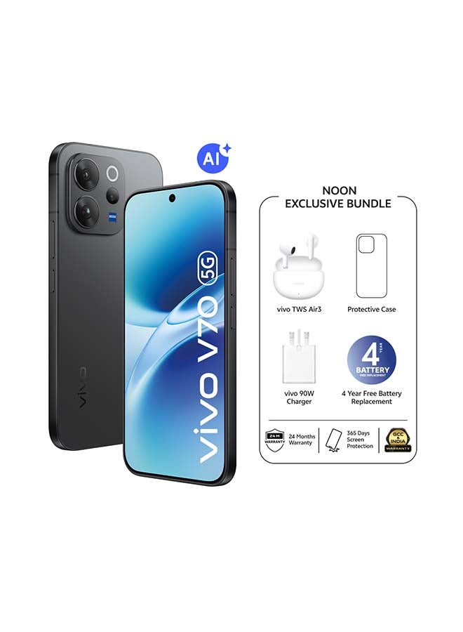 V70 5G AI Dual SIM Authentic Black 12GB…