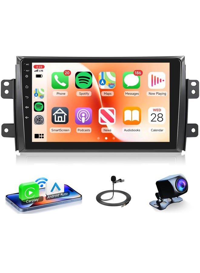 Compare 2G 64G Android Car Stereo for Suzuki SX4 20062013 with Apple Carplay, 9 Inch Touch Screen Car Radio with GPS Navigation Bluetooth FM HiFi WiFi+ Backup Camera at KSA Price