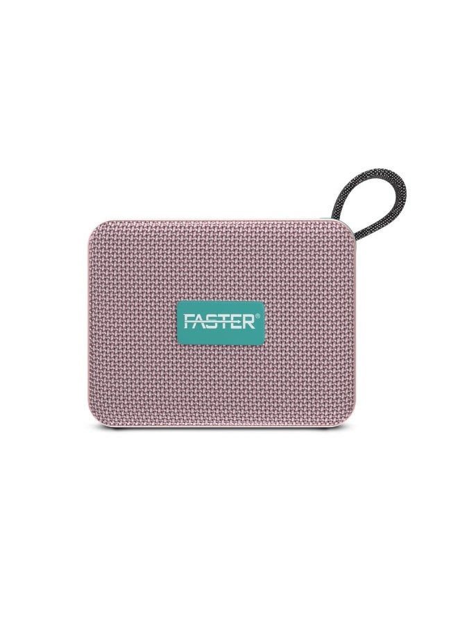 Compare GrooveX Mini Portable Bluetooth Speaker  Pink at KSA Price