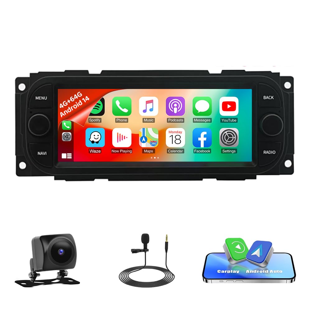 4G64G Car Radio Stereo for Jeep Wrangler 20032006…