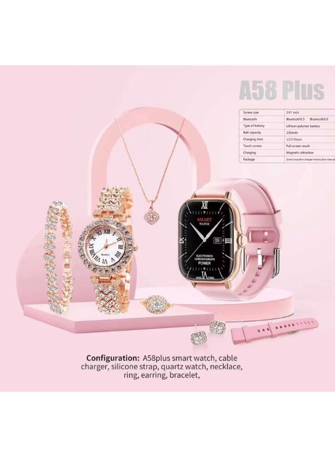 5IN1 Smart Watch A58 Series Supports Bluetooth…