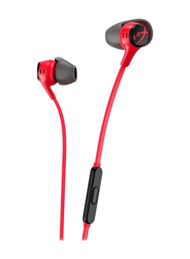 HyperX Cloud II Wired Gaming Earbuds - Red