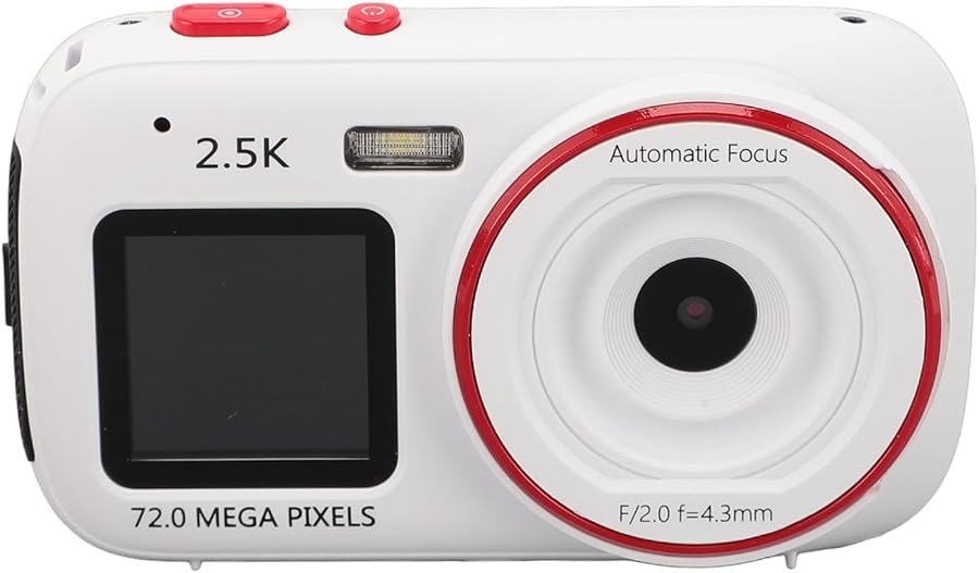 Asixxsix 72MP Digital Camera Dual Screen 16X Zoom…