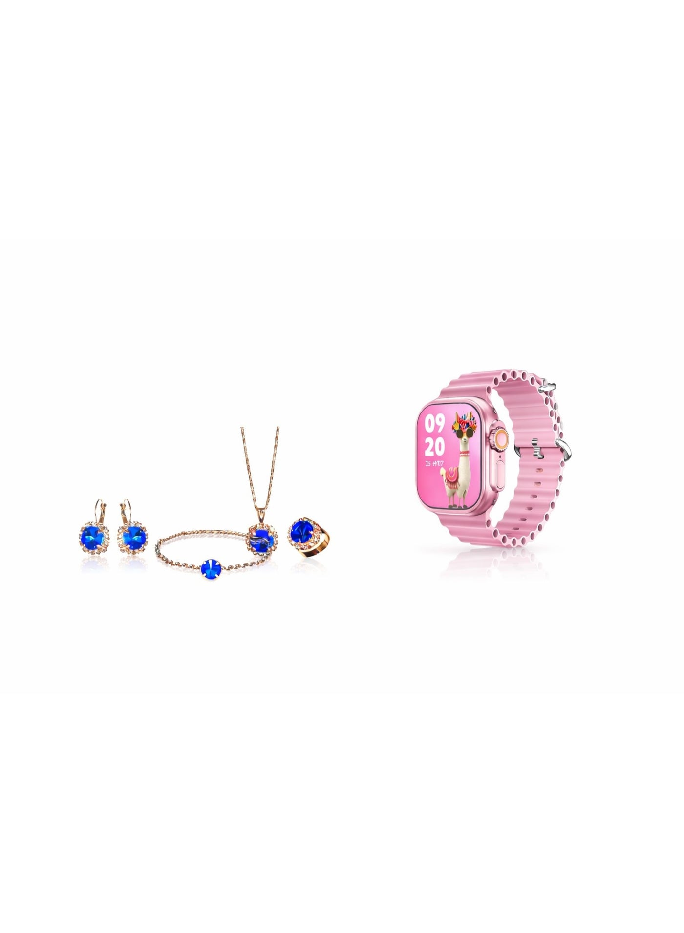 5IN1 Smart Watch Gift Set with Jewelry for Women…
