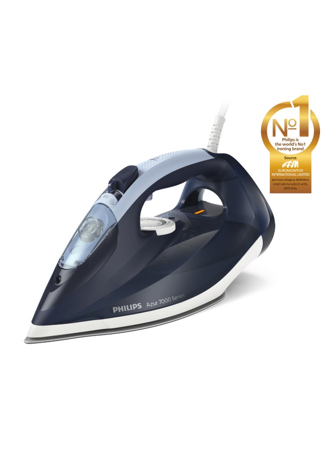 Steam Iron 7000 Series - 50g/min Continuous Steam,…