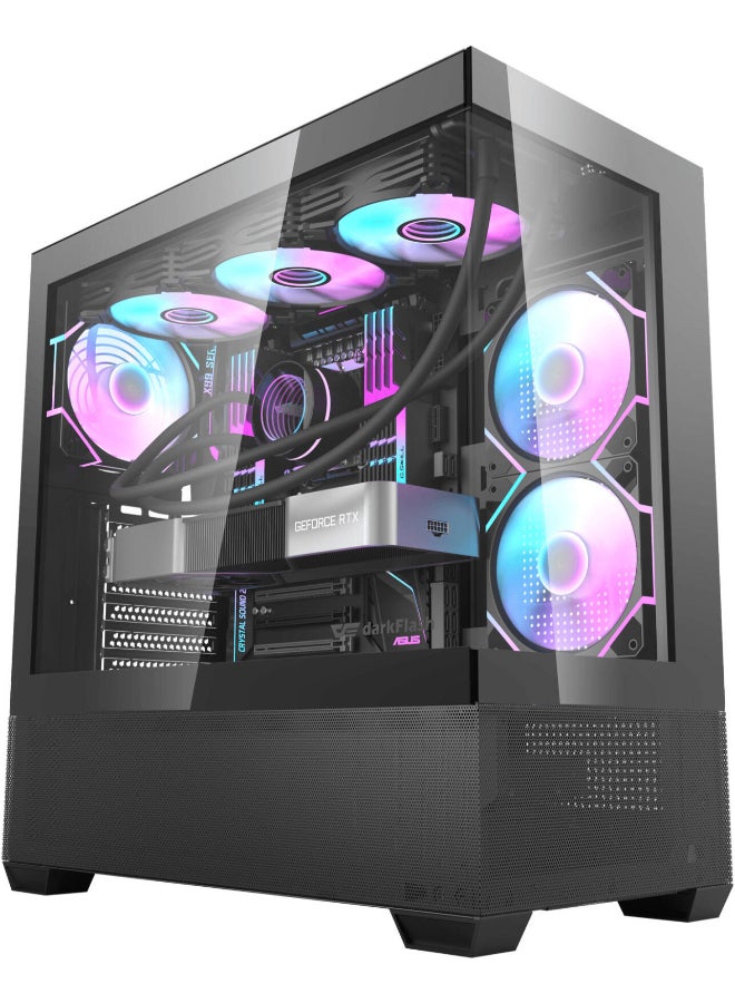 Compare Mama Choice Gaming PC CORE i512400F, RTX 4060 8GB, H610MK, 16GB 3200MHz RAM, 500GB SSD , 700W PSU, 120mm Air Cooler Black at KSA Price