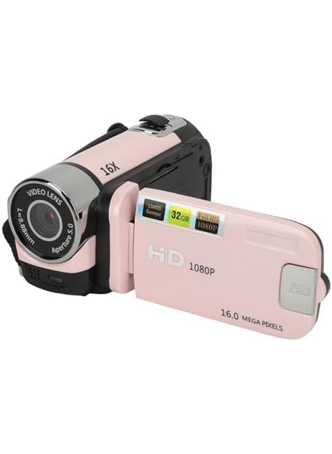 Compare Asixxsix 1080P Kids Digital Camera 16MP 16X Zoom 2 4 Inch Rotatable Screen Pink at KSA Price