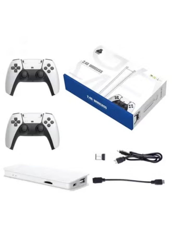 Compare 4K HDMI Retro Gaming Console Stick with Dual 2.4G Wireless Controllers – Plug and Play HD Video Game System with BuiltIn Classic Games and Multiplayer Support at KSA Price