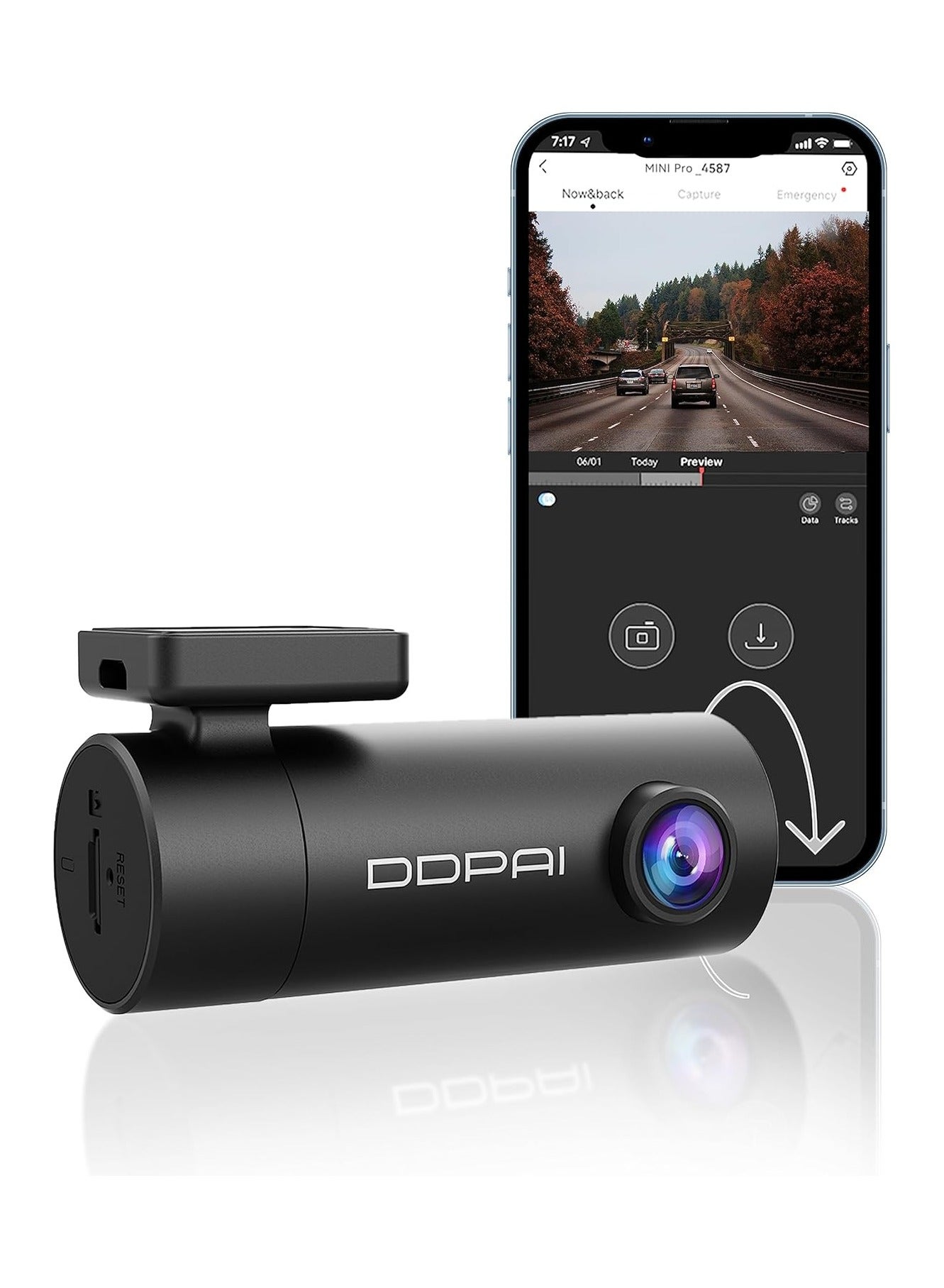 DDPAI Dash Cam for Cars 1296P UHD, Dashcam with…