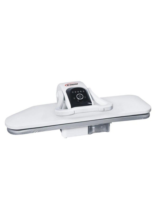 Compare GeneralGold Steam Ironing Press, 2200W, LED Display, Spray Bottle & Removable Tank, White at KSA Price