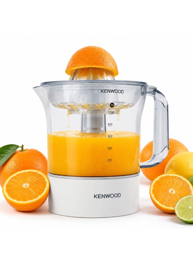 Compare KENWOOD 40W Citrus Juicer with 1L Transparent Juice Jug – 2 Way Rotation for Maximum Extraction, Dust Cover Compact Design with Cord Storage Ideal for Home, Office Café & Restaurant Use, JE280A, White 1 L 40 W JE280A White at KSA Price