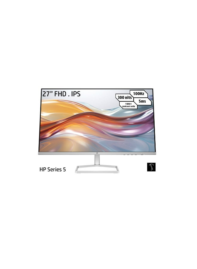 Compare 27 Inch Series 5 FHD Monitor 1920x1080 with 100Hz Refresh Rate, IPS Panel & 5ms Response Time  527SF | Black at KSA Price