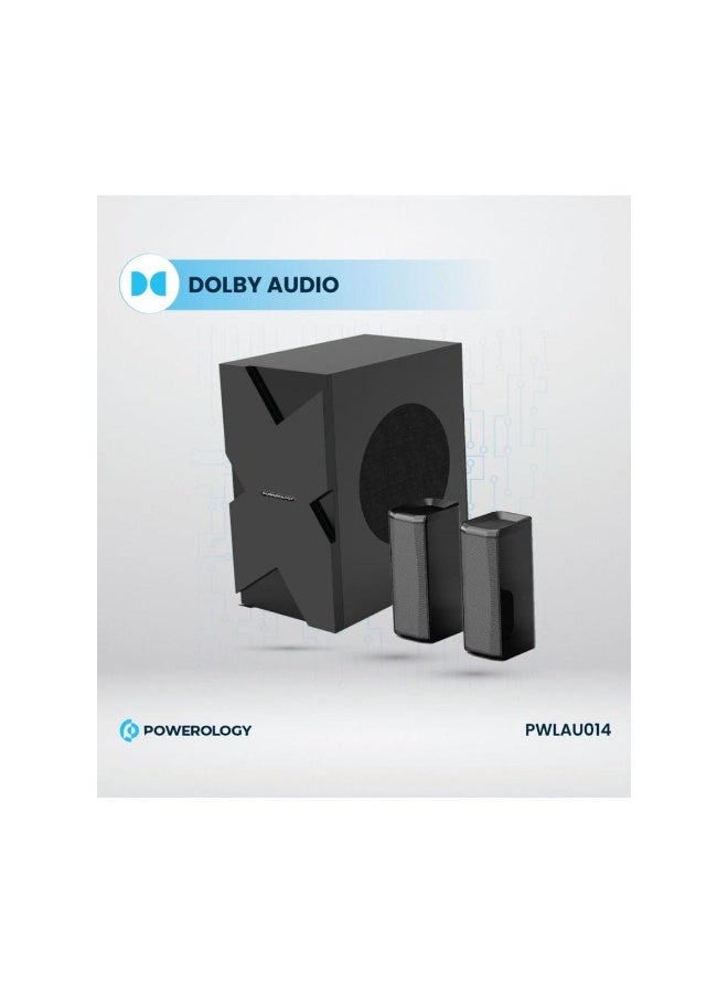 Powerology 5.1CH Home Theater System 370W with Dolby…