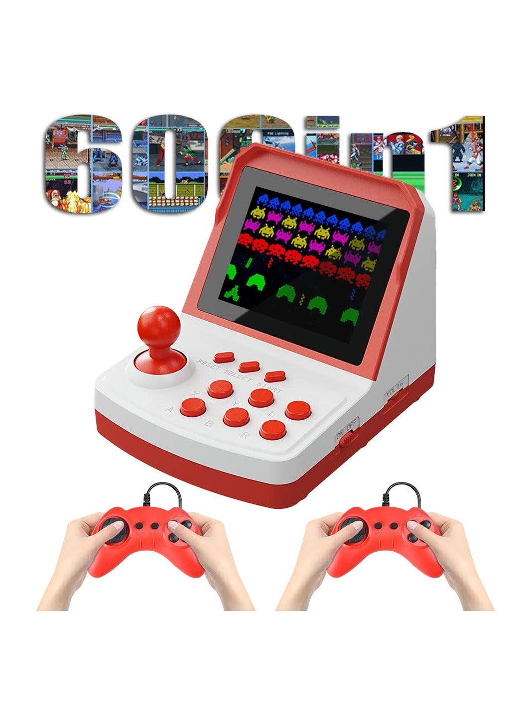 Compare SYOSI A6 Plus Mini Handheld Game Console 3.5 inch Arcade Style Emulator Portable Games Console Preinstalled Classic FC Games Builtin Rechargeable Battery for Kids Teens Gift 2 Players Blue at KSA Price