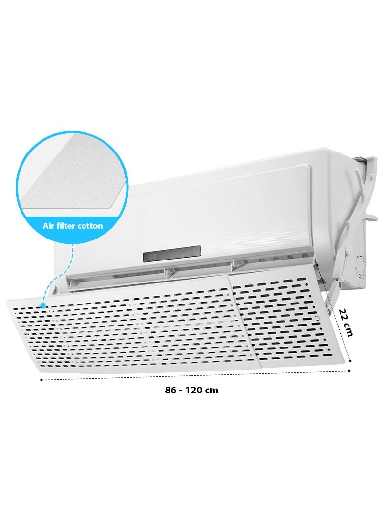 Adjustable Split Air Conditioner Deflector Retractable…