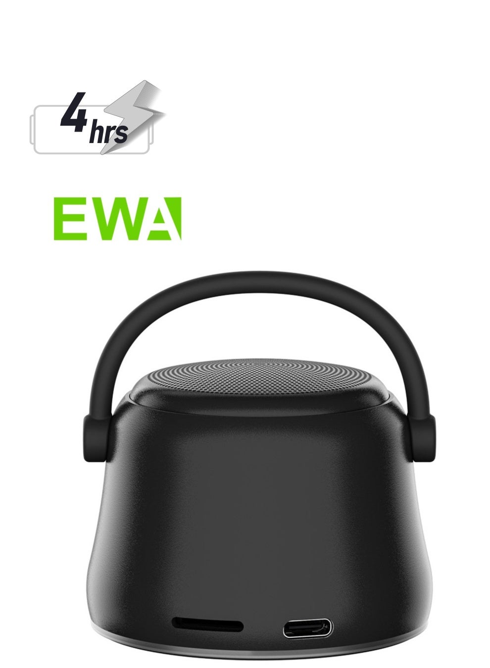 Compare EWA A20 Mini Bluetooth Bass Radiator Metal Speaker Black at KSA Price
