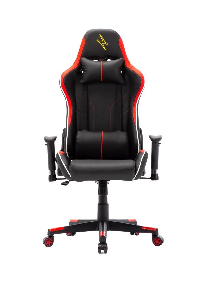 Compare High Back Gaming Chair With Lumbar Cushion RedBlack 65.5x84x29cm at KSA Price