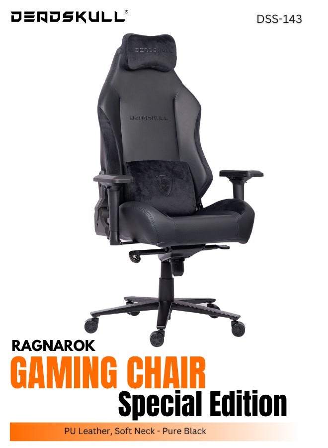 Compare RAGNAROK Gaming Chair  Fabric  RacingInspired Design  Lumbar Pillow  Detachable Memory Foam Neck Pillow  Adjustable Seat Height  Adjustable Armrests  Black at KSA Price