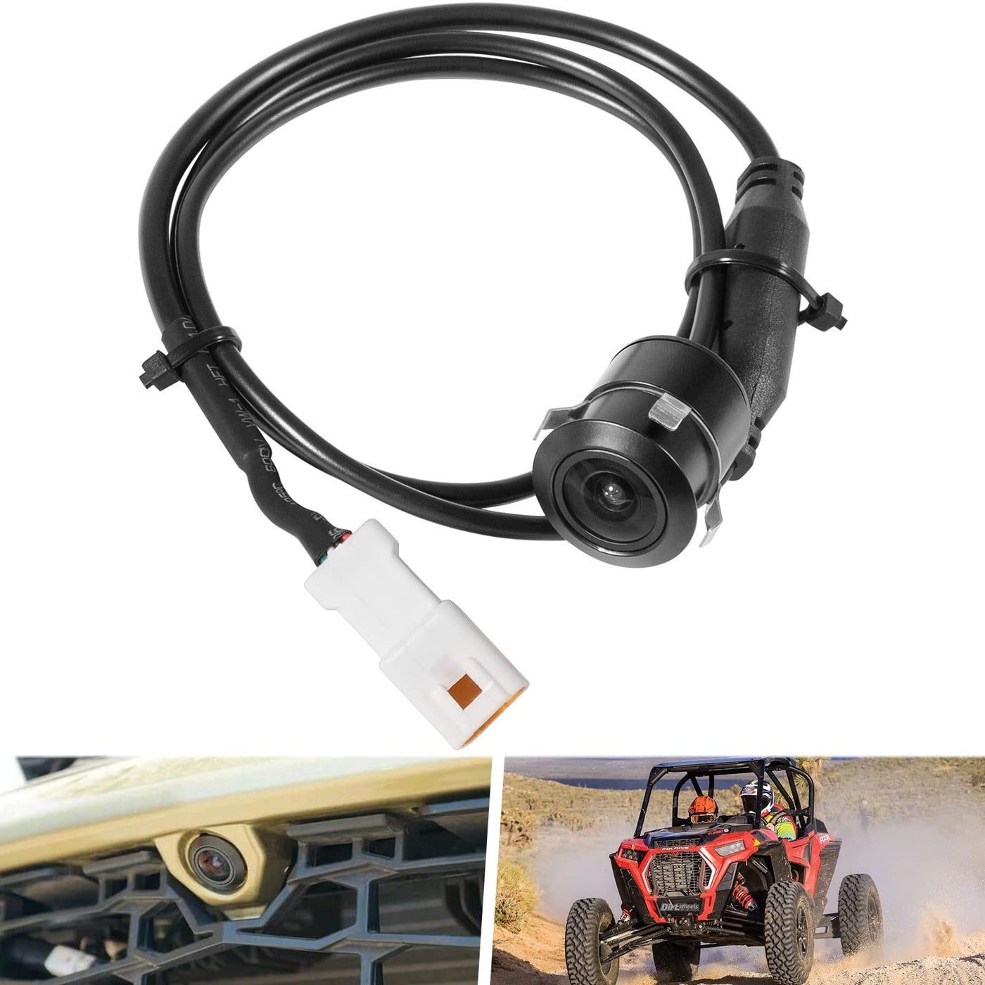 Compare for Polaris RZR Ride Command HD WideAngle Waterproof Front Camera  Plug and Play for Factory Installed 7 Ride Command, Not Compatible with Pro XP Models at KSA Price