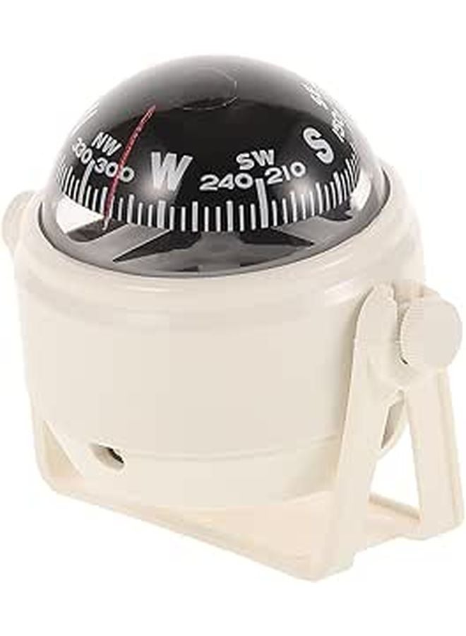 White Dashboard Mount Car Compass Ball for Vehicle…
