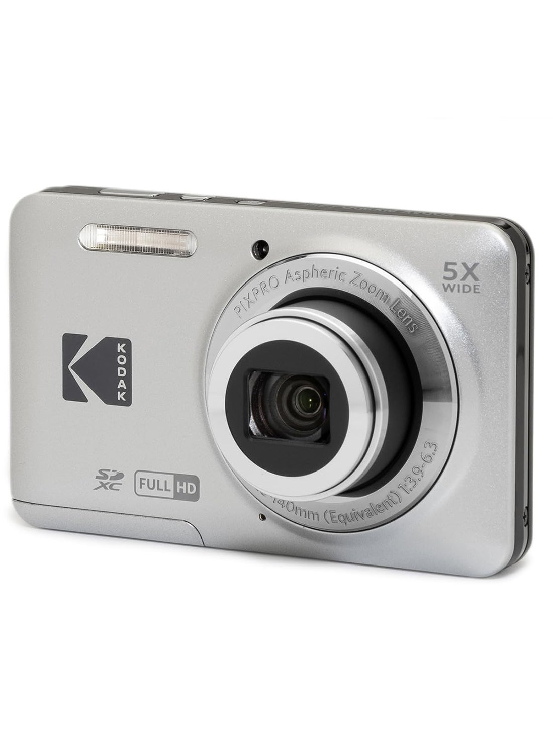 PIXPRO FZ55-GRY 16MP CMOS Sensor Digital Camera 5X…