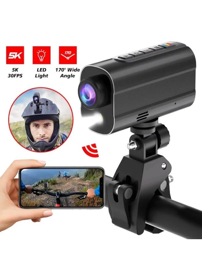 5K Anti Shake Action Camera for Bike & Helmet