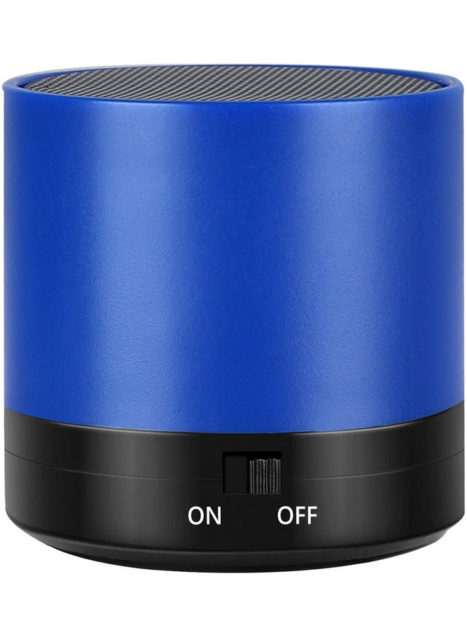Compare Mini Compact Portable Audio Wireless BT Small Speaker for Home Blue at KSA Price