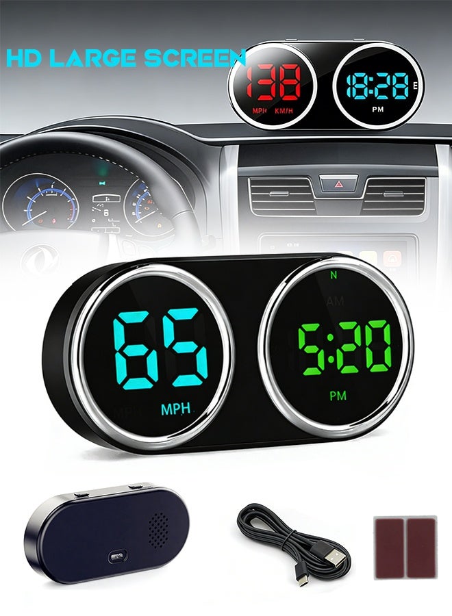 Car HUD Speedometer, Clear Speed Display, USB…