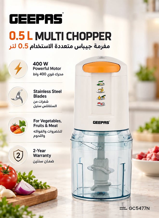 2 Speed Multi Chopper Mini Food Processor With…
