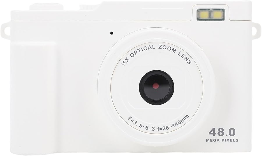 Vbestlife 48MP 1080P Digital Camera Dual Lens 15x…