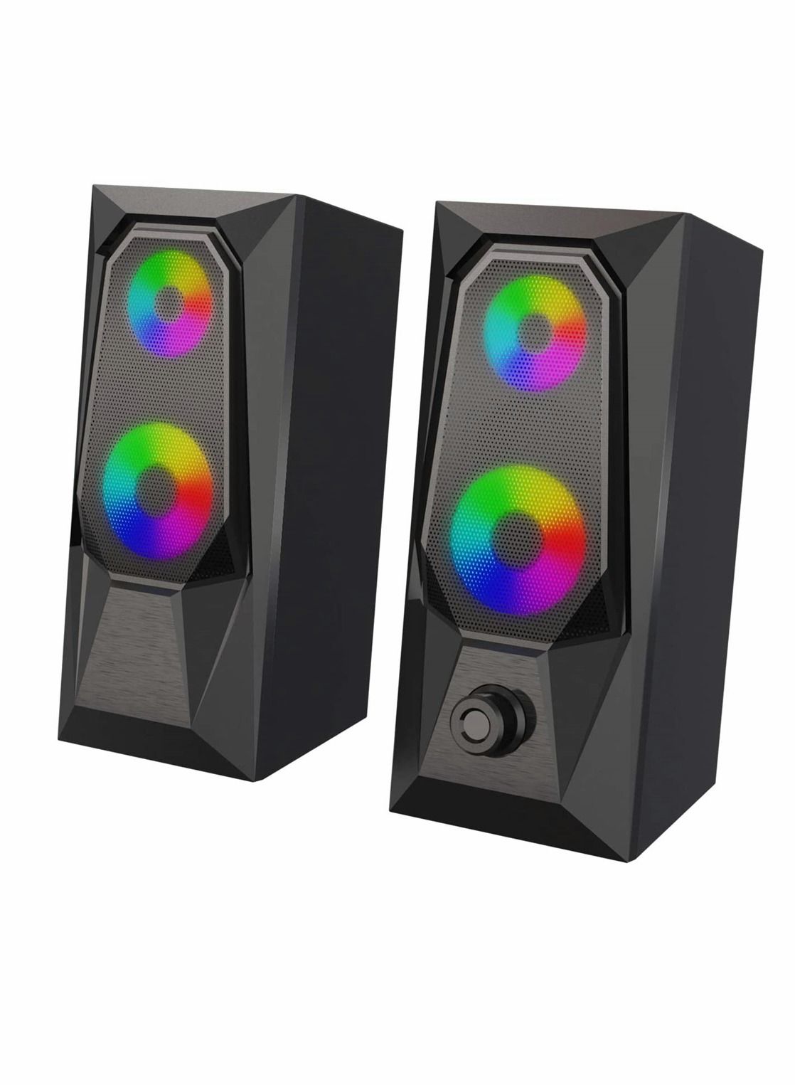 Computer Speakers, RGB Color LED Light-Emitting…