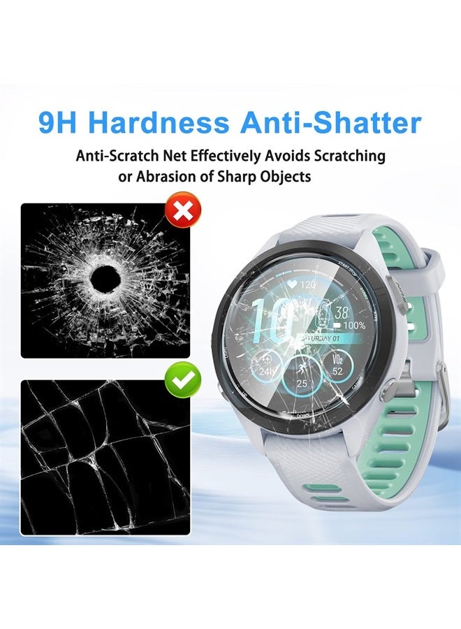 Compare 2Pack for Garmin Forerunner 265S Screen Protector, AntiScratch UltraThin Screen Protector 2.5D 9H for Garmin Forerunner 265S Smartwatch at KSA Price