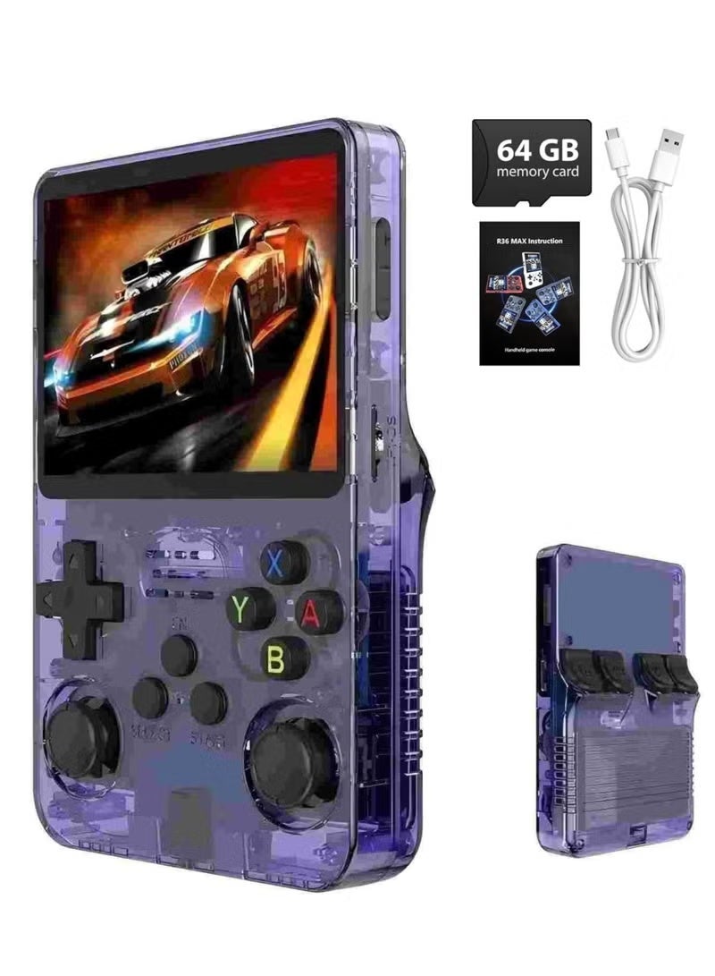 R36S Handheld Game Console, 3.5 Inch IPS Screen…