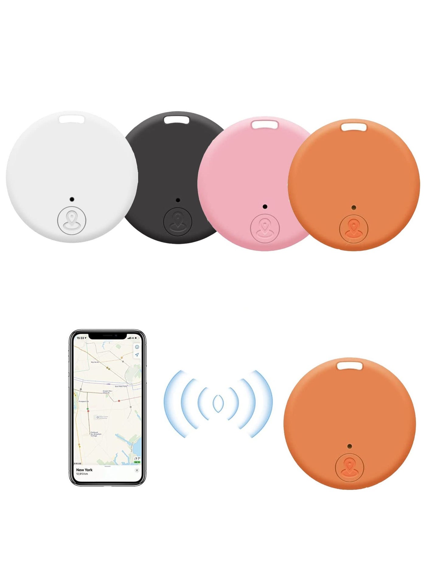 4 Pack Bluetooth Key Finder Locator, Mini Anti…