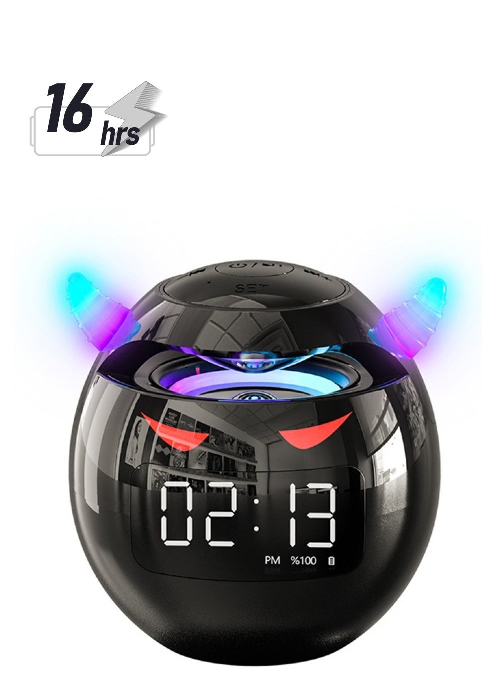 Wireless Bluetooth Speaker, Led Flash Portable…