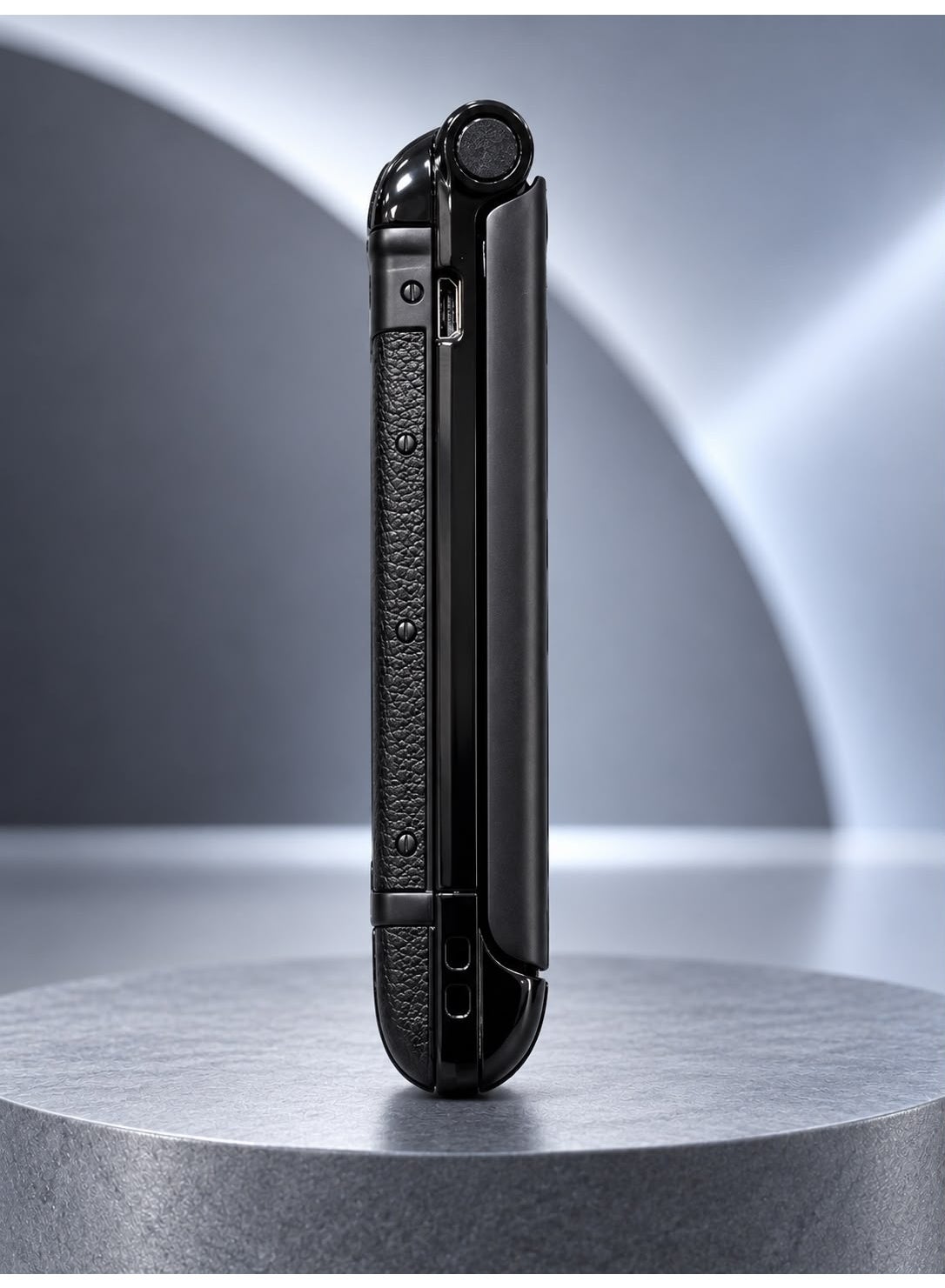 Compare Luxury Black Flip Keypad Mobile Phone with Dual Displays, Rear Camera, FM Radio, and MP4 Player at KSA Price