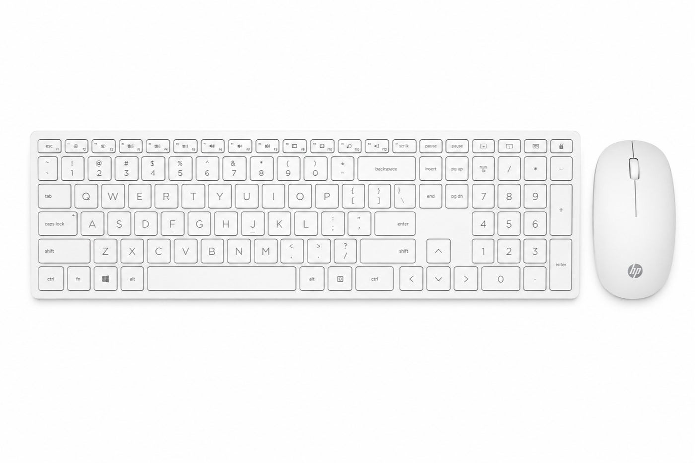Compare 710 Wireless Keyboard and Mouse Combo, White WHITE at KSA Price