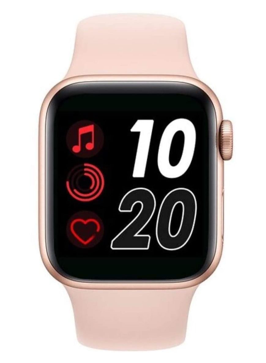 Compare Bluetooth Full Touch Call Smartwatch With Replaceable Strap Pink at KSA Price