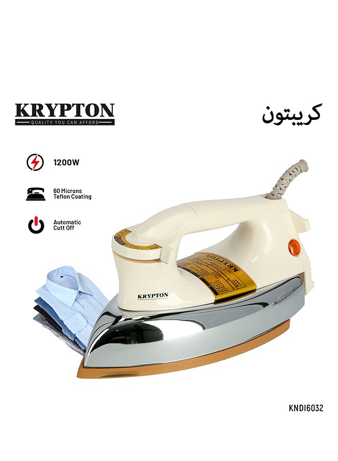 Automatic Dry Iron With Non-Stick Golden Teflon…
