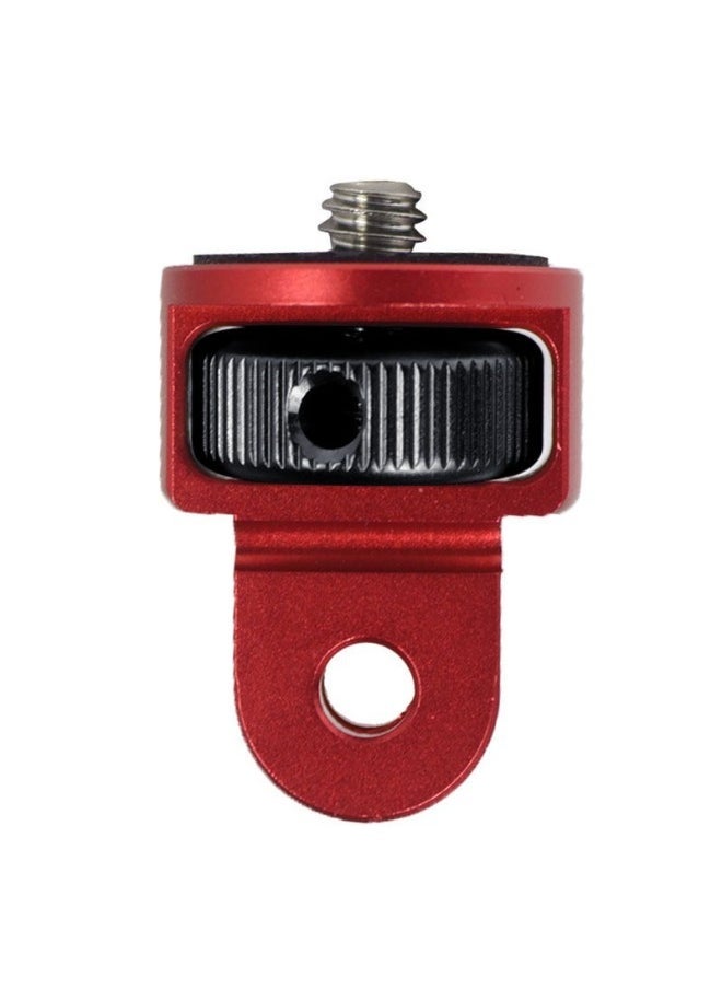 Compare Applicable To Gopro Hero1110 Small Ant Adapter Tripod Mini Adapter Seat Aluminum Alloy 14 Adapter HeadColor:Four GenerationsRed + Black at KSA Price