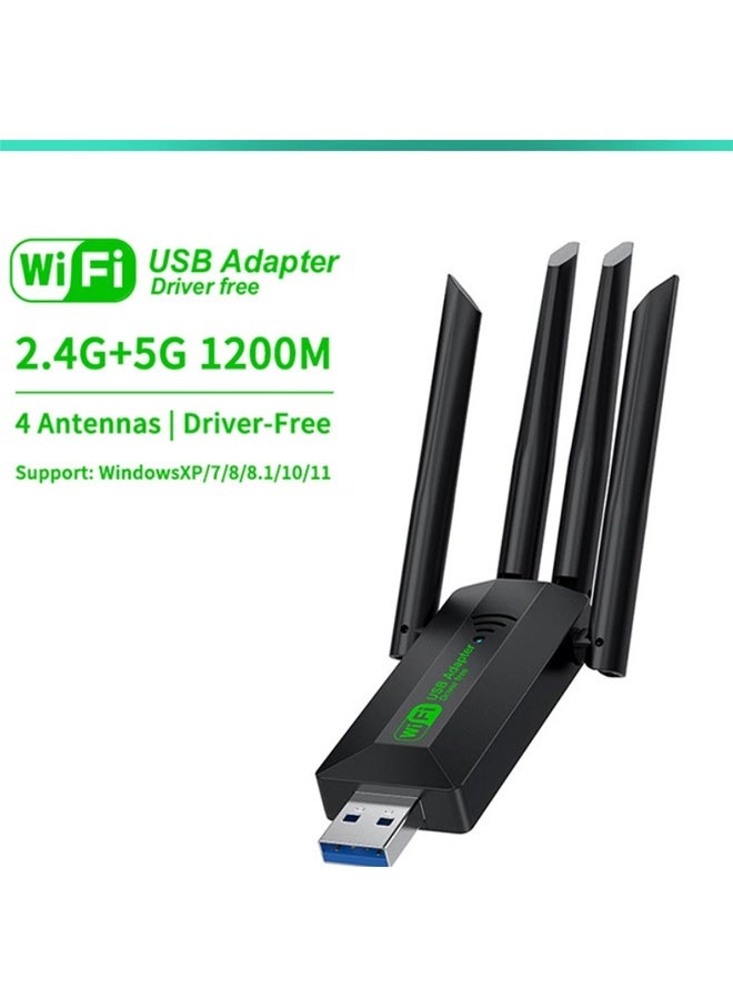 USB WiFi Adapter, 1200Mbps WiFi Dongle USB 3.0…