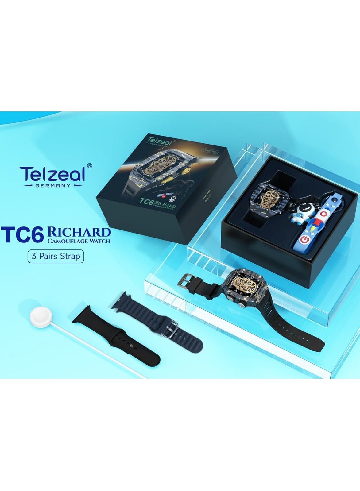 Telzeal Germany TC6 Richard Camouflage Watch With…