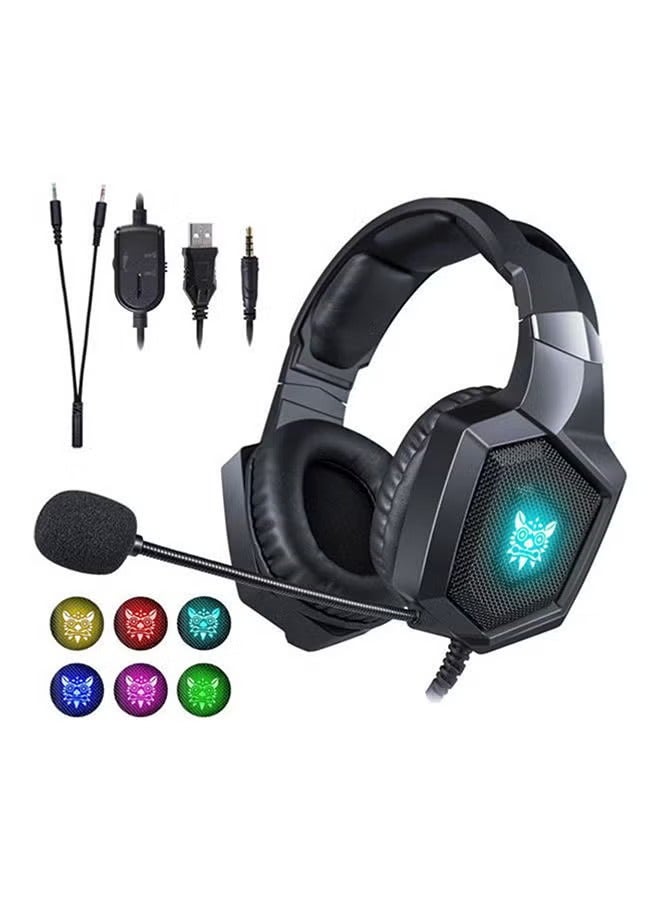 Compare K8 Stereo OverEar Gaming Headphones With Mic For PS4PS5X OneX SeriesSwitchPC wired at KSA Price